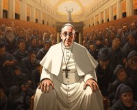 Paavillinen yleisö Paavi Franciscuksen luona Vatikaanissa